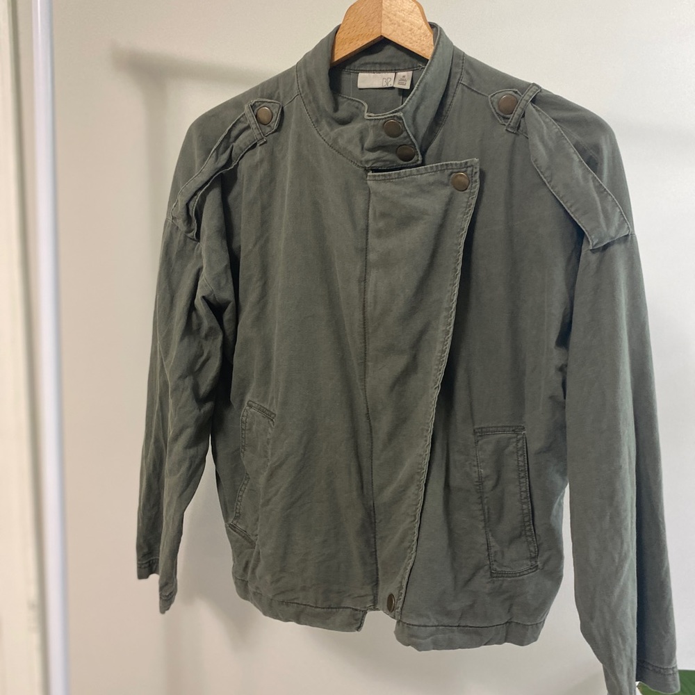 Olive Green Cargo Jacket X-Small